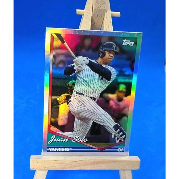 Juan Soto #289 2024 Topps Archive Rainbow Foil SSP 140/199 Yankees - Picture 1 of 7